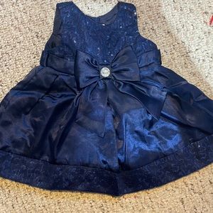 Navy Baby Dress